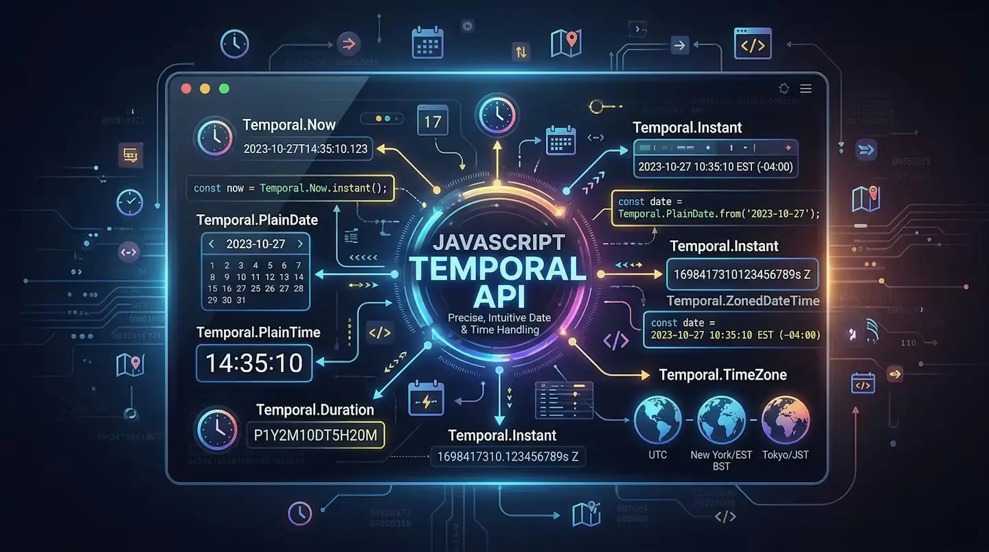 Cover Image for Start using the Temporal API- Javascript